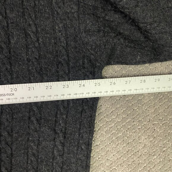 Vintage Nick Faldo Pringle Sweater Men's XL Blue White Wool Cable Knit Golf - Picture 7 of 7